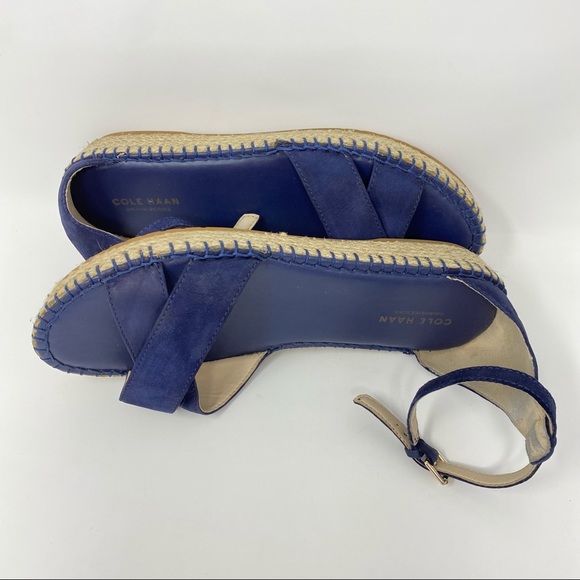 Cole Haan Cloudfeel Nubuck Espadrilles Sandals 8B - Picture 7 of 10